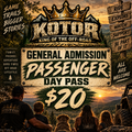 General Admission Passenger DAY Pass