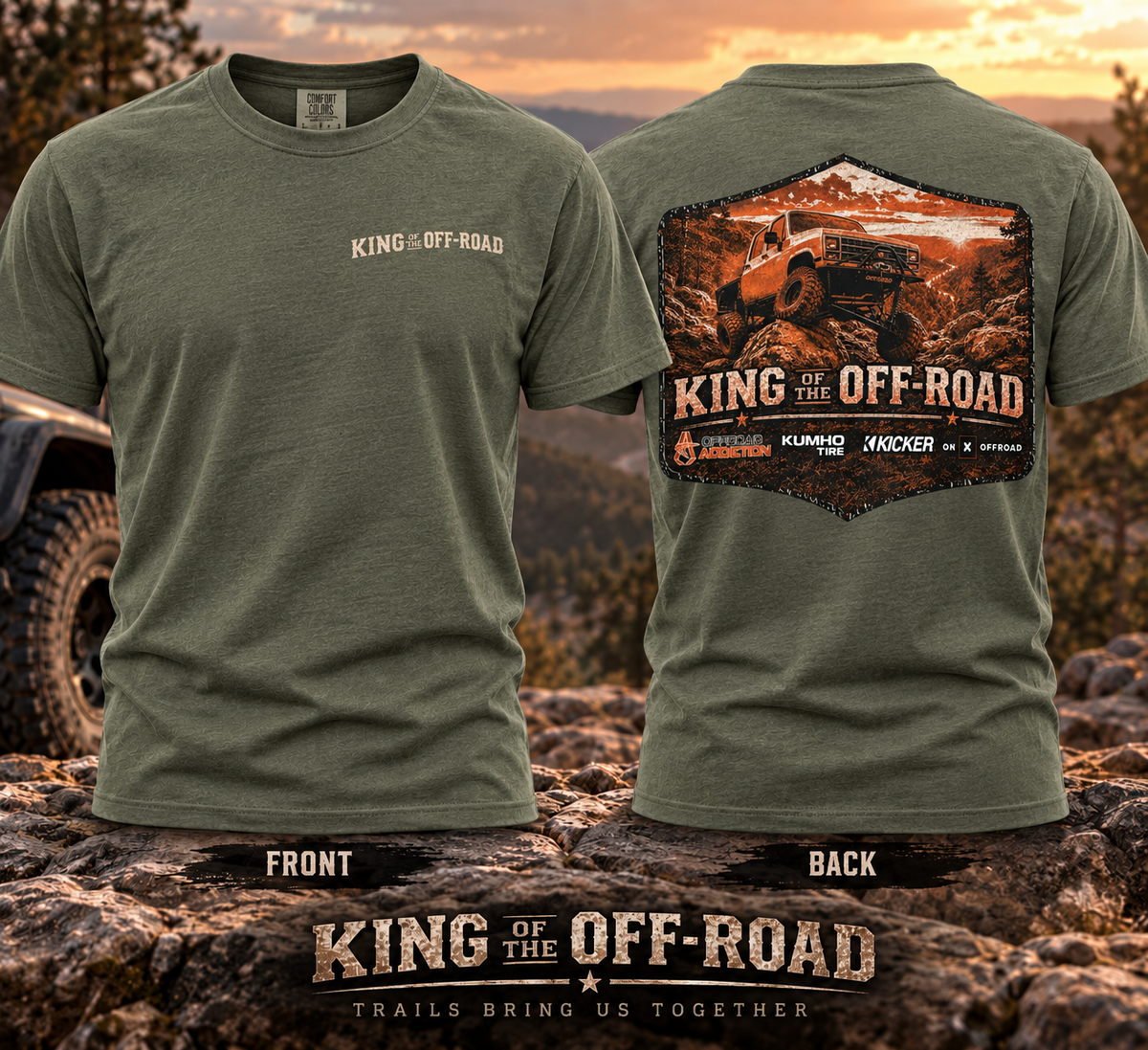 Fall 2026 King of the Off-Road T-Shirt: Ozarks Edition