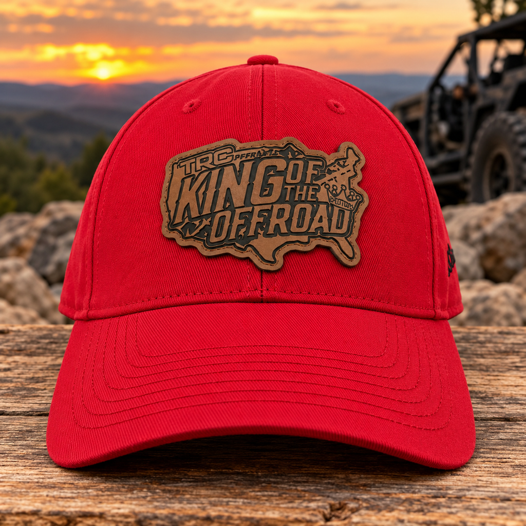 King of the Off-Road Leather Patch Hat
